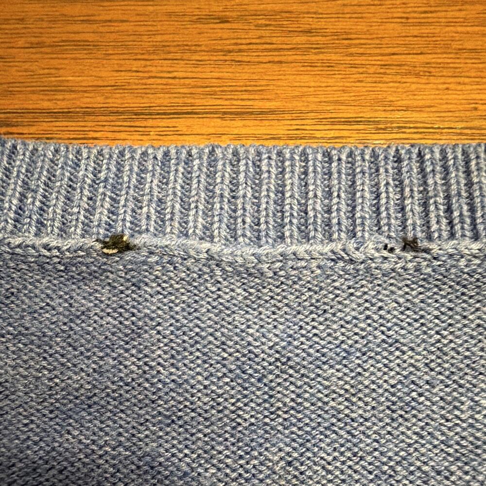 Talbots Frenchie Knit Sweater L Preppy Dogcore Old Money French Bulldog Luxury - Picture 6 of 7